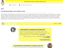 Tablet Screenshot of ludererotische.com